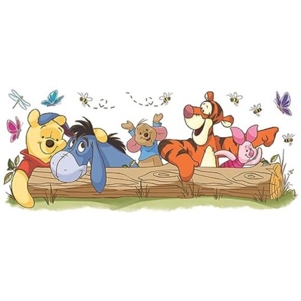 Disney Pooh And Friends Giant Peel Stick Wall Decals Nursery Decor